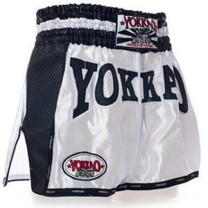 ISO: YOKKAO CARBON MUAY THAI SHORTS (WHITE)